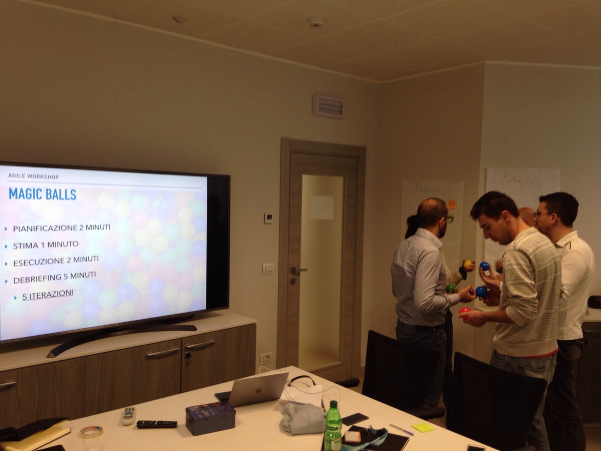 rtorraco's tweet image. A Classic #agilegame #magicballs in @Apparound @wholexperience #agile #Scrum