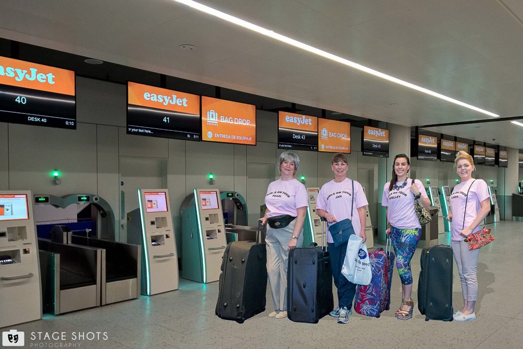 TheCollegians's tweet photo. Pearl, Jan, Shelly and Linda are back and they're heading 'down under' 🇦🇺 #ladiesdownunder #amandawhittington #play #comedy #theatre https://t.co/nVM9GnkTGq