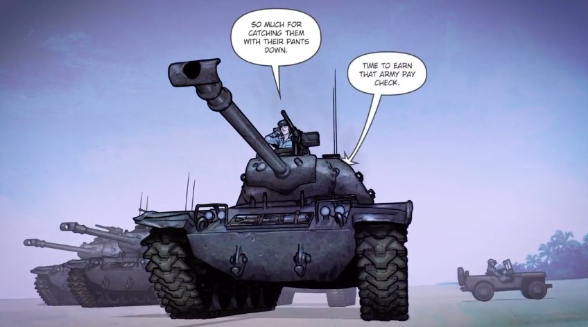 Kennedy_Monk's tweet photo. We've been busy working on the in-game narrative for @WoTConsole Brothers in Armor, Flashpoint Berlin, Operation Sealion &amp; Kennedy's War! https://t.co/8e5PP2ZMdw