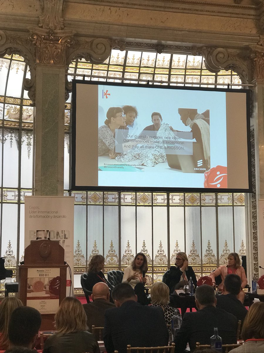 sgestefan's tweet photo. @ericsson sabe que la diversidad y la igualdad de género son clave en su cultura corporativa #PremioCegosconEyT @Cegos_es https://t.co/3BniflCcju
