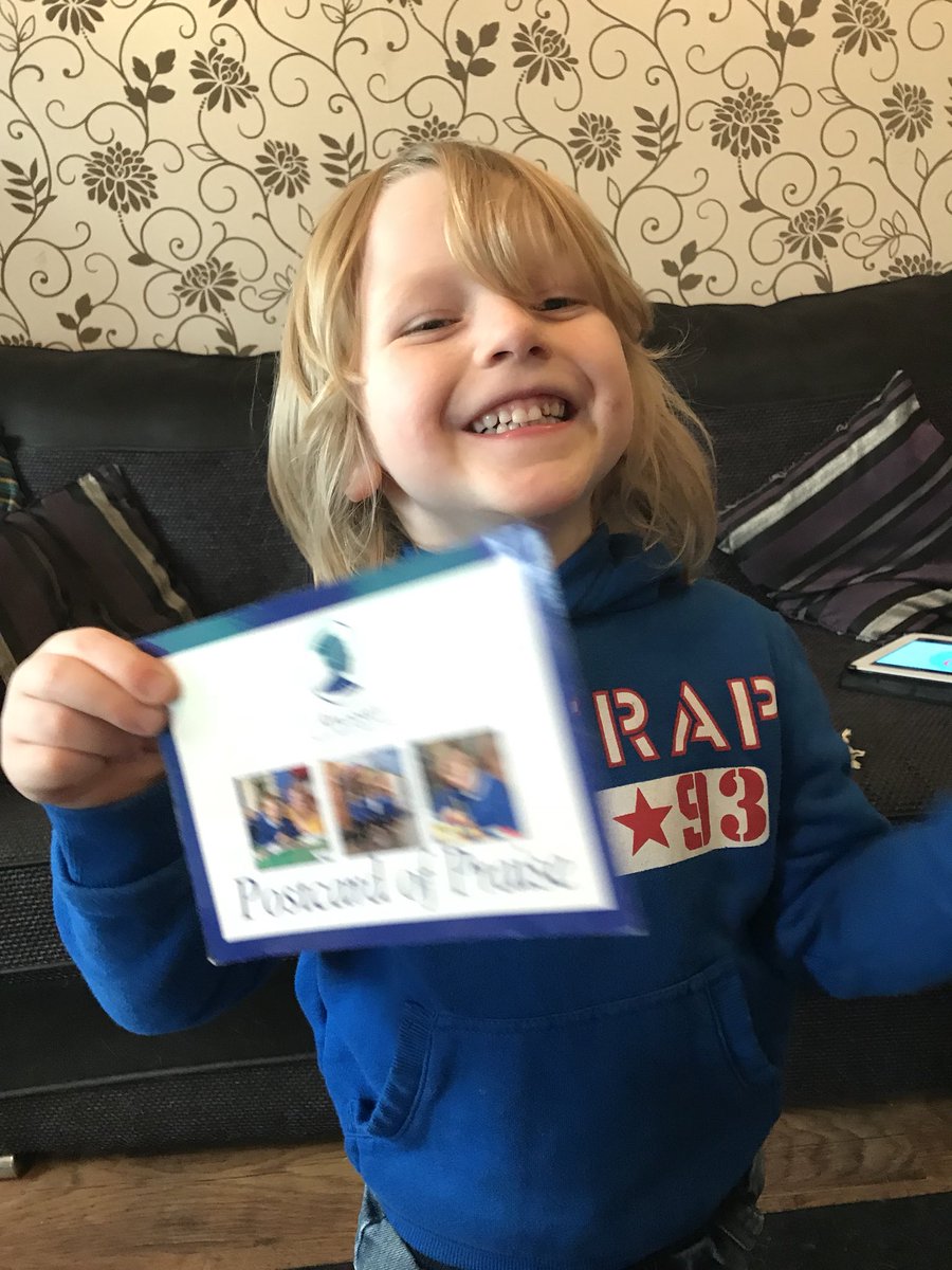JerileeSimpson's tweet photo. @AncasterPrimary Theodore loves his postcard of praise!! https://t.co/G7zVFtgkbq
