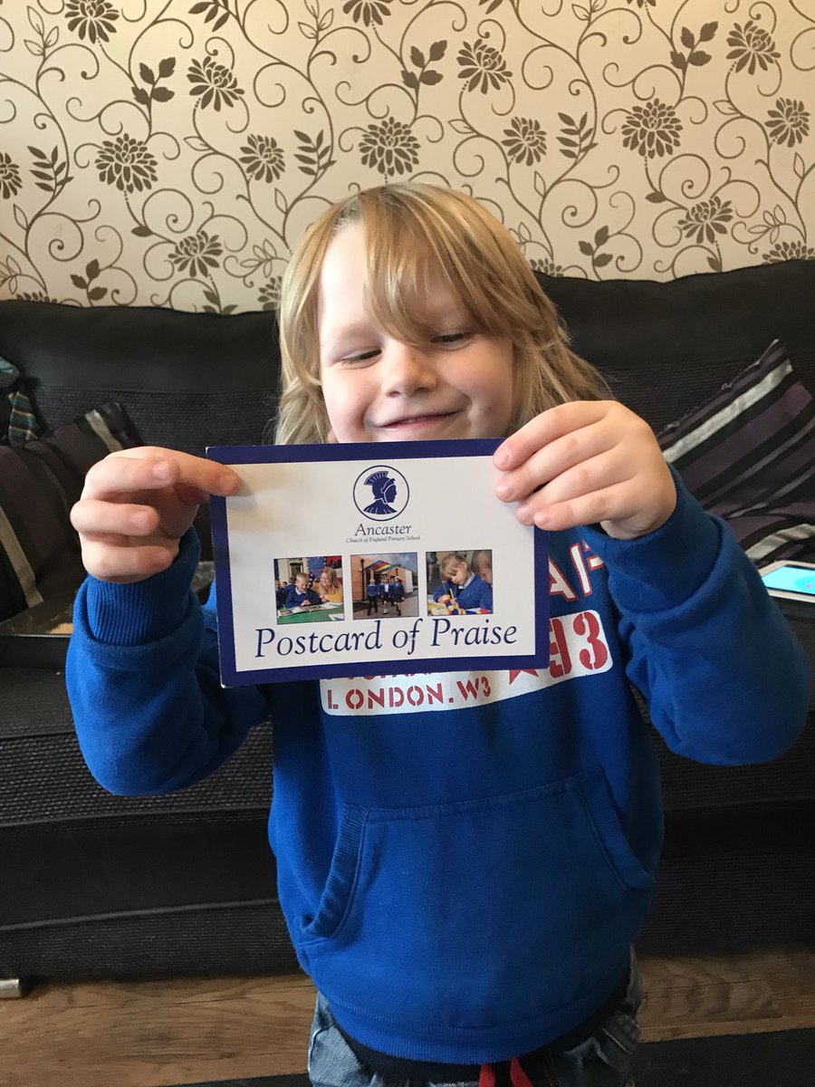 JerileeSimpson's tweet photo. @AncasterPrimary Theodore loves his postcard of praise!! https://t.co/G7zVFtgkbq