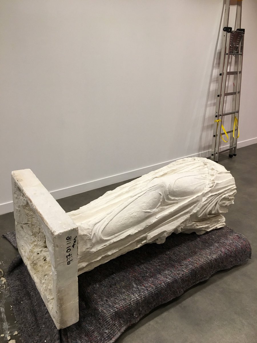 AVivenel's tweet photo. Le parcours permanent du musée @AVivenel continue de s'enrichir : bientôt la cariatide en plâtre rejoindra les collections antiques ! https://t.co/ZkwSOvg0OA