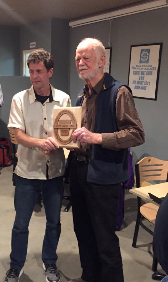 .<a href="/BJCP_Official/">BJCP</a> presents the Pat Baker Lifetime Achievement Award to ... Pat Baker, founder of the #BJCP! bit.ly/2yIDZ1e #homebrew