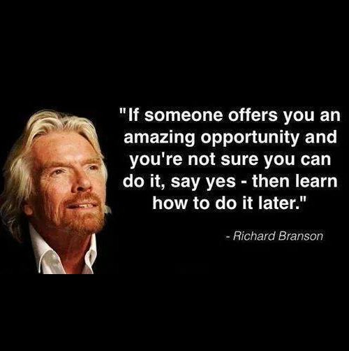 Have a great week and say "yes" to a few new opportunities #motivationMonday