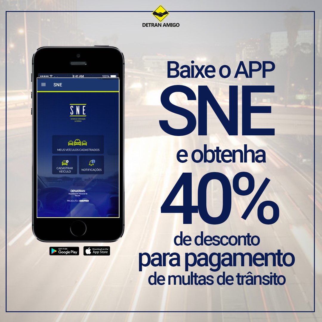 Para acessar o benefício, o interessado deve estar cadastrado sistema por meio do aplicativo ou do site do SNE.
bit.ly/2z1lkiF