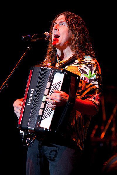 Happy birthday Alfred Matthew Weird Al Yankovic . October 23 . From our 2017 UNICO Heritage Calendar 