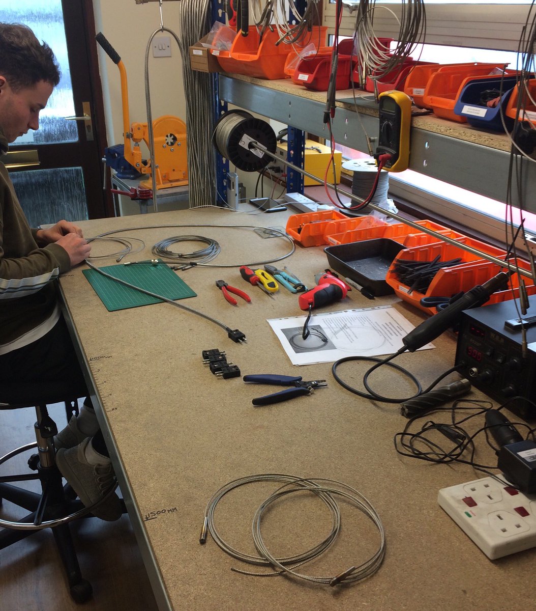 Thermocouples in production - next day delivery on a large range of types and equipment #soloheat #temperature #control