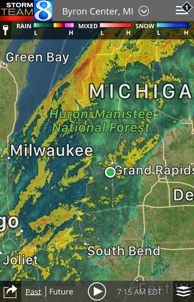 WOODTV's tweet photo. Grab an umbrella!
Get the latest weather updates from Storm Team 8: https://t.co/ntp4Y2j9z5 #wmiwx #trackingrain https://t.co/ip6A1zGq2Q