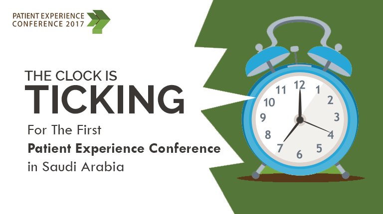 patientexpertsa's tweet photo. The Clock is Ticking
Get Ready For Patient Experience Conference
25-26 Oct 2017 at AlAhsa Intercontinental in AlAhsa Follow us at #PX17 https://t.co/D5GV32DlKY