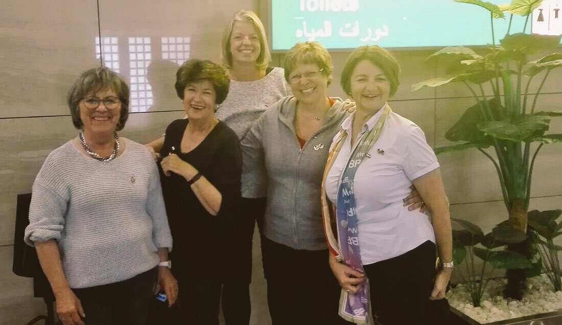 HajekBarbara's tweet photo. Our team from Austria for the XXIX. #BPWI Congress 2017 in Cairo. https://t.co/jp6Fvo8ai0