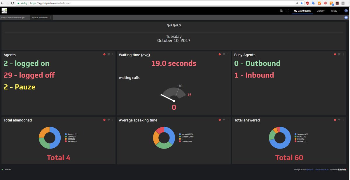 OZMO levert een #webbased #wallboard - geïntegreeerd met #iQueue en vele andere #cloud en #onpremise databases: ozmo.nl/ozmo-webbased-…