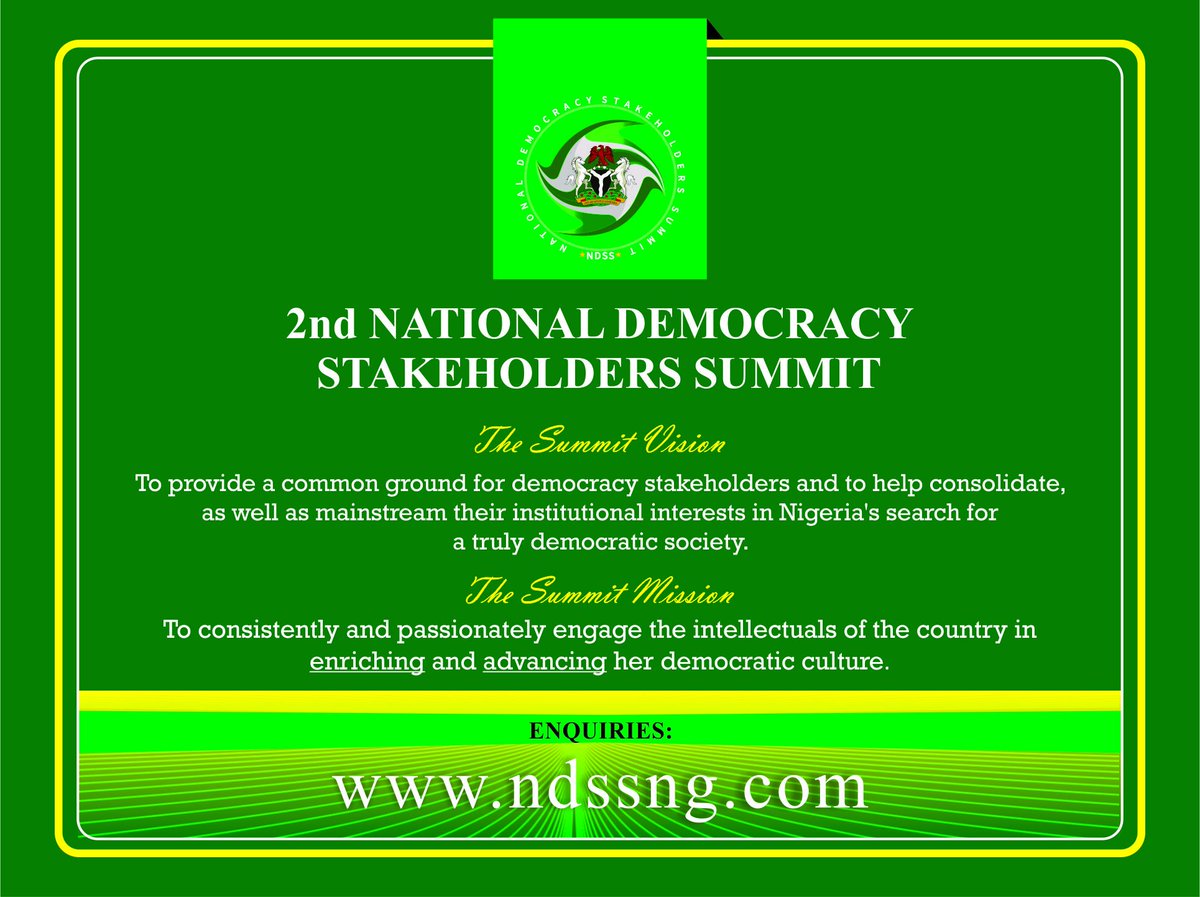 NDSSnig's tweet photo. The responsibility of building a solid democratic Nigeria falls on all Nigerians. visit https://t.co/F6jGOcWYmR or https://t.co/5EhVpRMDom https://t.co/wIiE9KcjAv