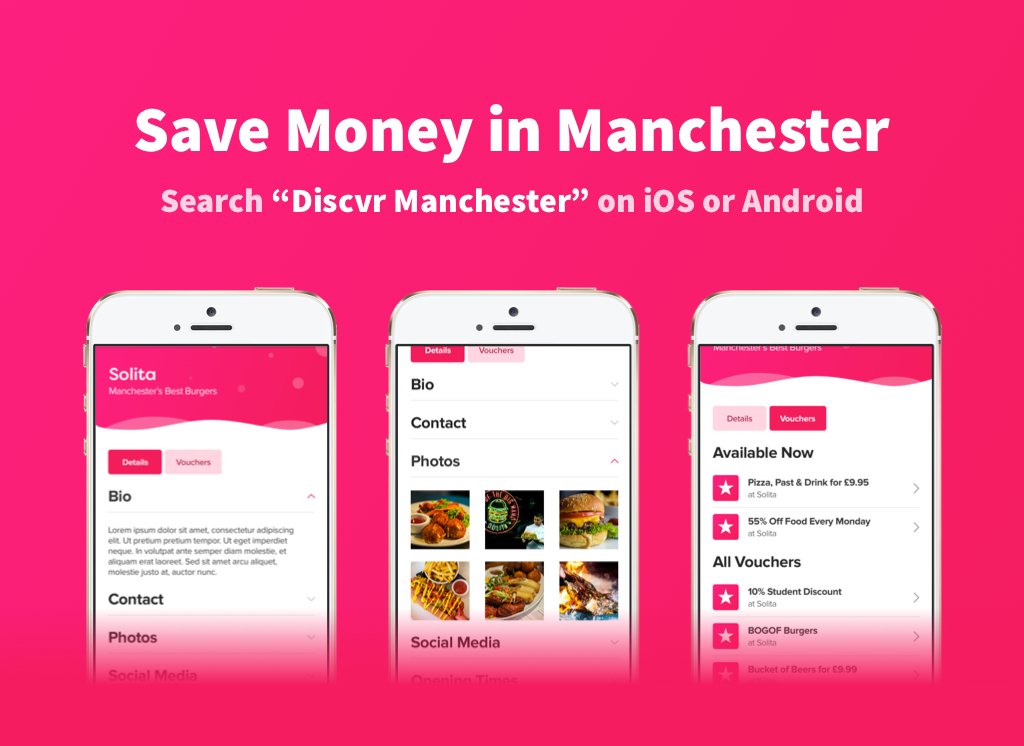 DiscvrMCR's tweet photo. That's not all, you can also save at @NewYorkerDiner, @WalrusMCR, @BlackDogBowl, @ROSYLEEMCR and @ElCapoNQ! #MondayMadness https://t.co/lBGHgYmwIT