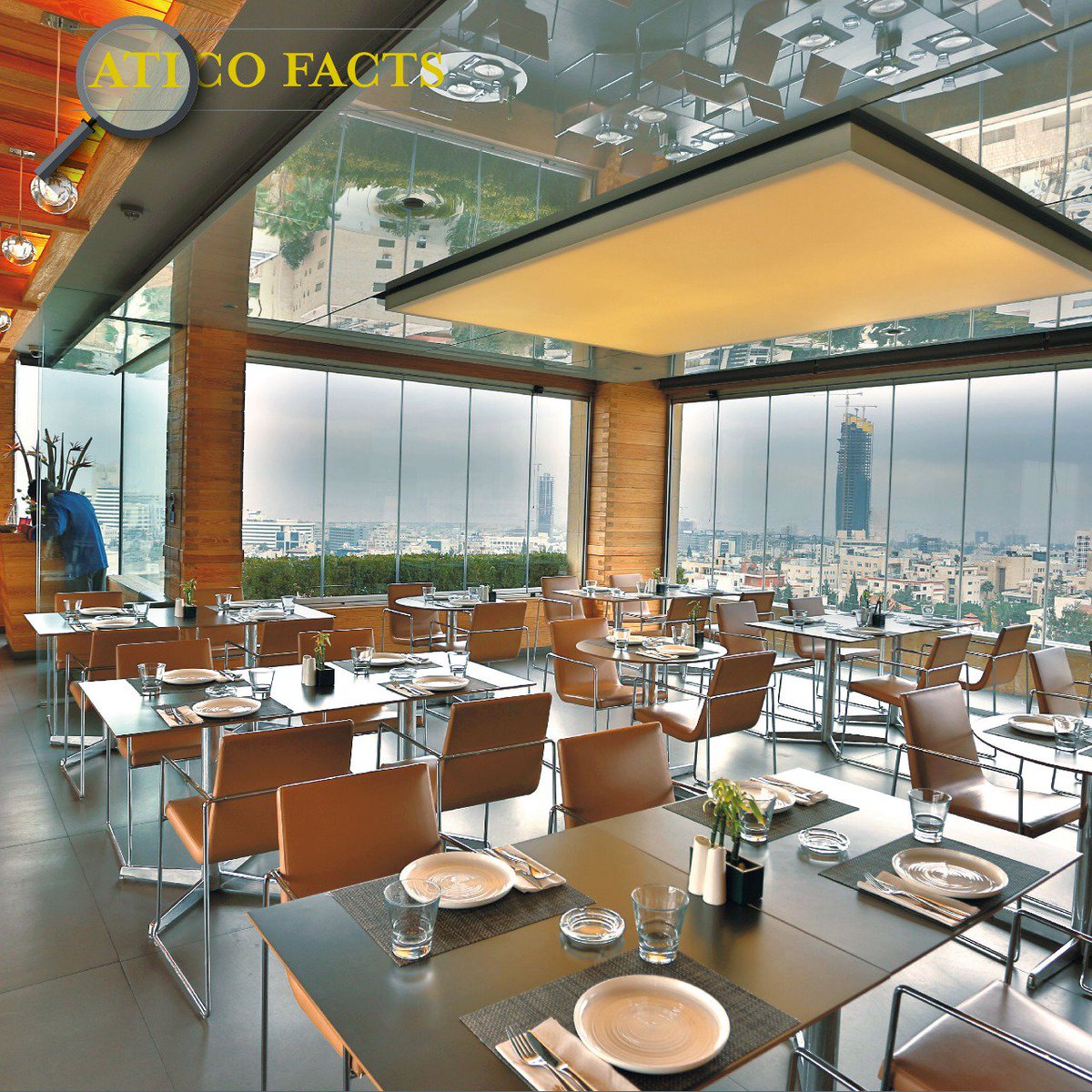 Looking for a 360 place to dine in?
<a href="/aticogroup/">ATICO-Fakhreldin</a> has it for you.
Enjoy the great menu &amp; the view of #Amman at Vinaigrette Restaurant