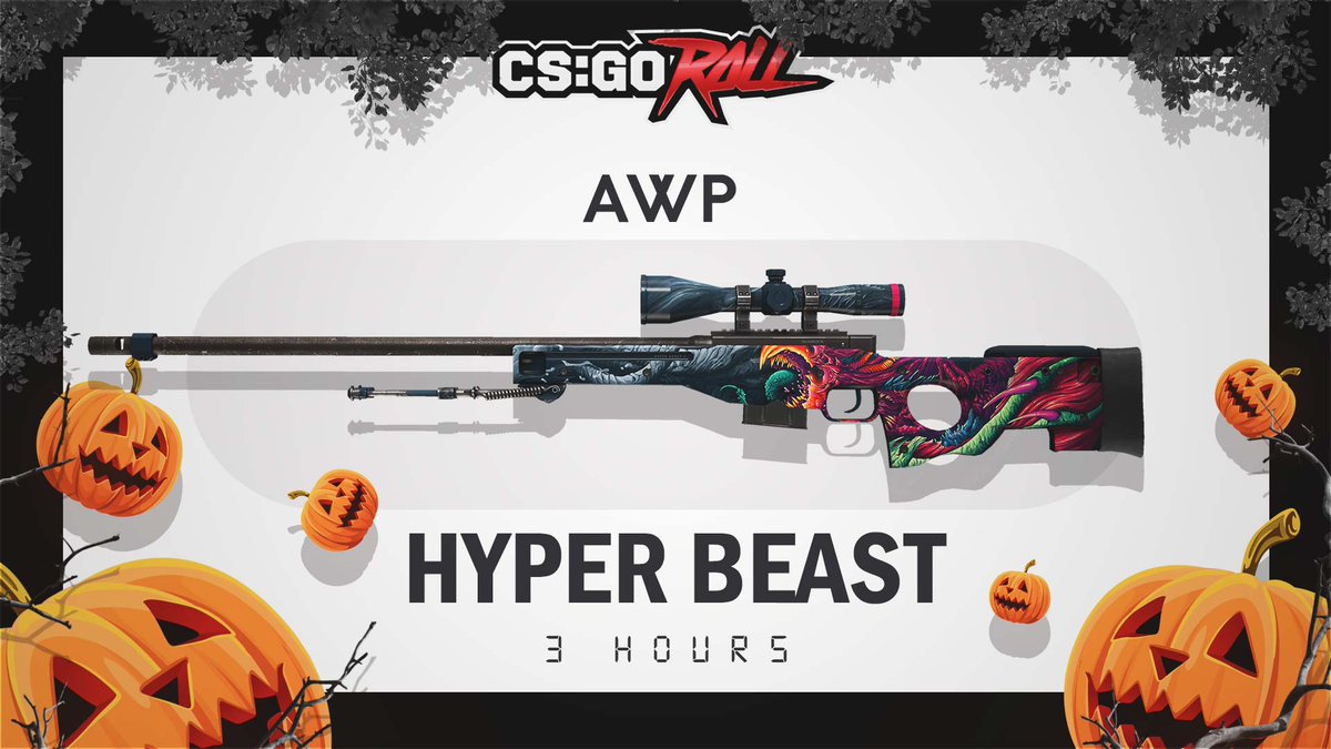 CSGORoll's tweet photo. AWP | Hyper Beast MW - GIVEAWAY

- RT &amp; Follow
- Enable notifications on CSGORoll
- Play Free Spin https://t.co/F7PFQjTYF9

Good luck! https://t.co/Xcp25rg08W