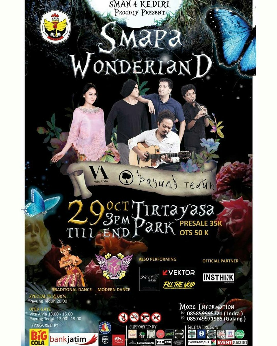 payungteduh's tweet photo. Jadwal akhir bulan Oktober :

27 Okt : Purwokerto
28 Okt : Malang
29 Okt : Kediri 
31 Okt : Sorong, Papua !

Cek poster untuk detailnya 😸>> https://t.co/G5IRtNVMPA