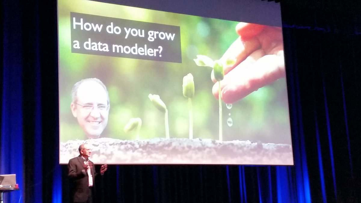 KentGraziano's tweet photo. #dmzone @DataMdlRockStar says he is seeing increased demand for #DataModeling and #DataModelers with the increase in #Data https://t.co/8HU4O6IXvU