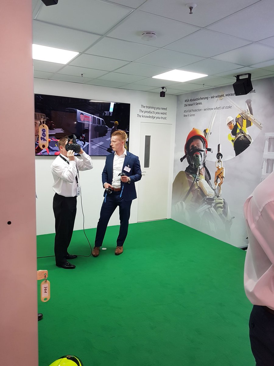 FireProductSear's tweet photo. A successful @AplusATradeFair for @MSAsafety who used #virtual #reality to demonstrate #firefighting and #rescue equipment ##AplusA2017 https://t.co/T0YNPE86ia