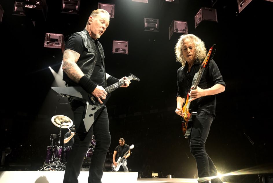 These boys will be rocking #Manchester this weekend, oh yes! <a href="/Metallica/">Metallica</a>