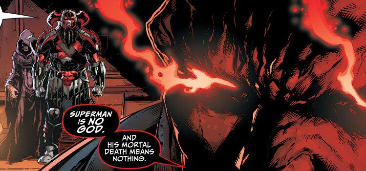 @JLAvsDarkseid dismisses the threat posed to His invasion by Kryptonian refugee #Superman. <a href="/DarkseidNewGods/">LΩrd Darkseid</a> underestimates his opponent.