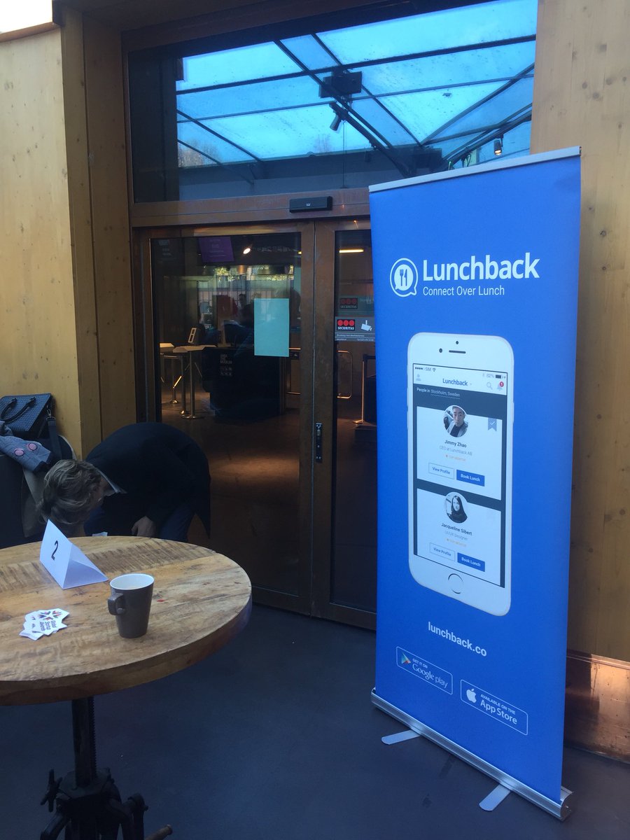 movetostockholm's tweet photo. Lunchback team will  be busy working whenever there is a big event and ofc you meet great people as well. #Nsawards #sthlmtech #lunchback https://t.co/b6SL6U1tkK