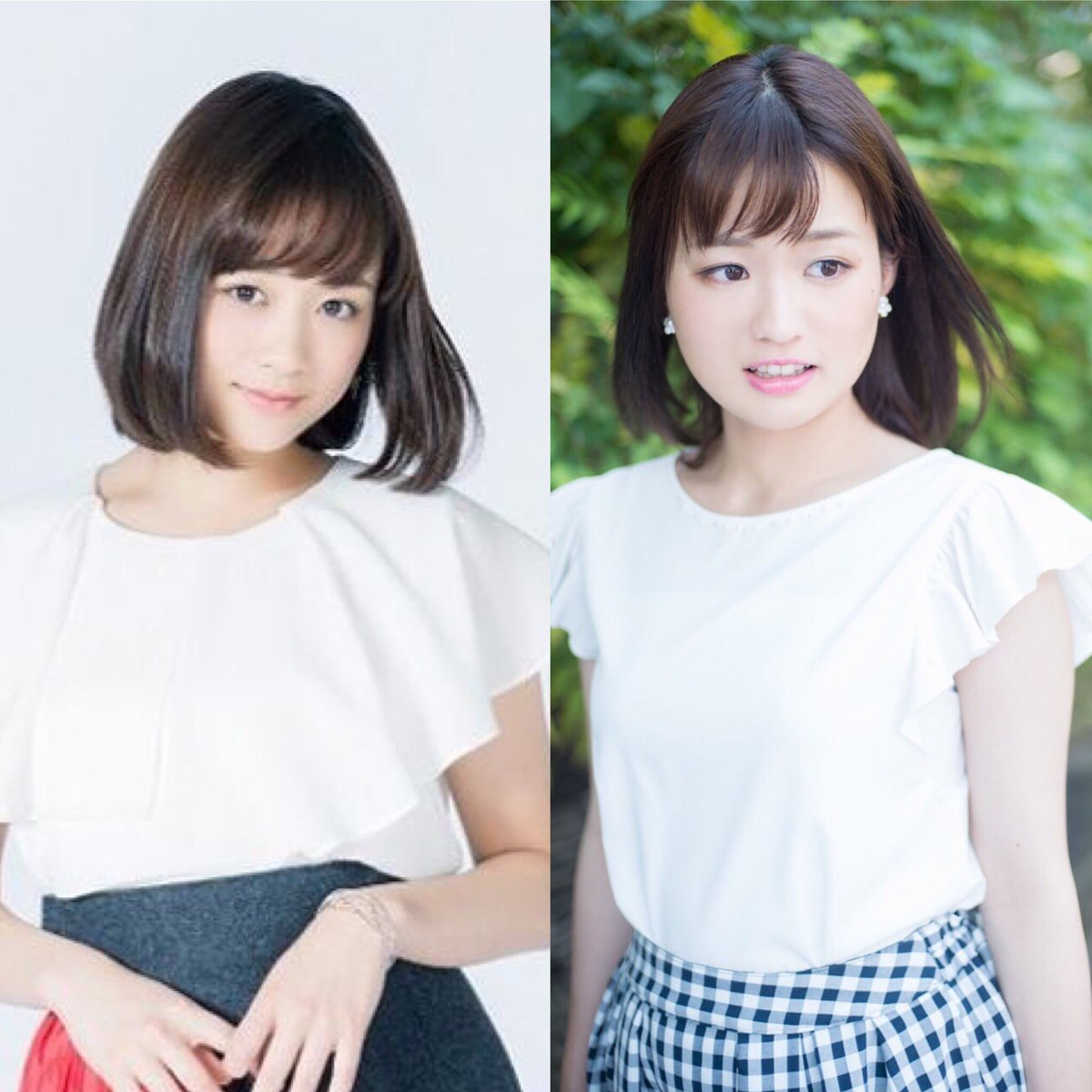 しゅうとo Oさくふぁむ Na Tviteru 本当そっくり 2人で共演とかないかな 大原櫻子 さくちゃん 篠原梨菜 しのりな Q様 Misstodai16 2