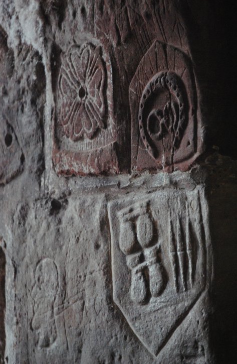 CumbrianEm's tweet photo. A wonderfully unique survival of 15th century carvings and doodles at Carlisle Castle in #Cumbria #NotJustLakes #Architecture #History https://t.co/utbHtbosIk