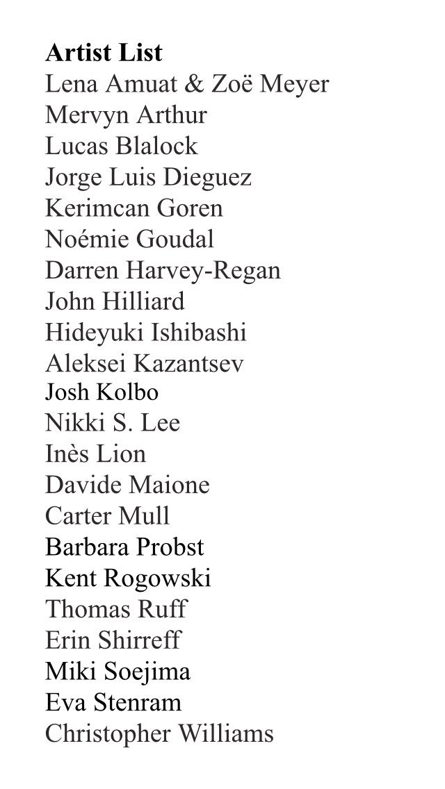 Please have a look at list of Artists exhibiting during <a href="/pic_london/">pic.london</a> festival from 26th October to 5th November at <a href="/galleryso/">Gallery S O</a> and <a href="/ambika_p3/">Ambika P3</a>