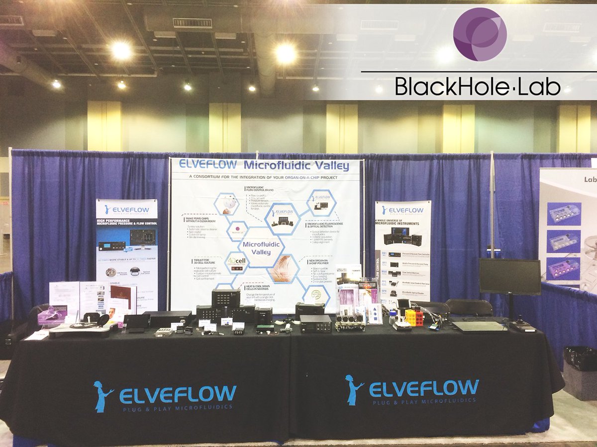 BlackholeLab's tweet photo. Find BlackHole Lab at the Elveflow booth (n36) at #uTAS2017 #microfluidic #microfabrication https://t.co/6Gkz4CF9kS