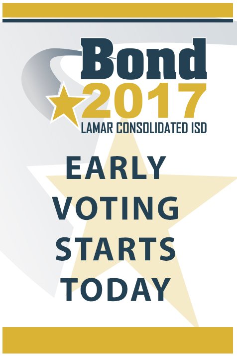 Early Voting: Oct. 23 – Nov. 3 lcisd.org