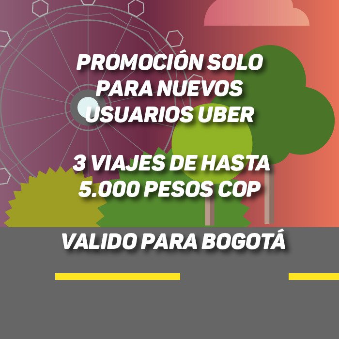 StreaMusicRadio's tweet photo. #Bogotá @StreaMusicRadio 📻 te regala tres viajes en @Uber_Col 🚗🚙
utilizando el código #STREAMUSIC
#LaSeñalDeLaNuevaRadio #Uber #Colombia https://t.co/8sJSSoqg5Z