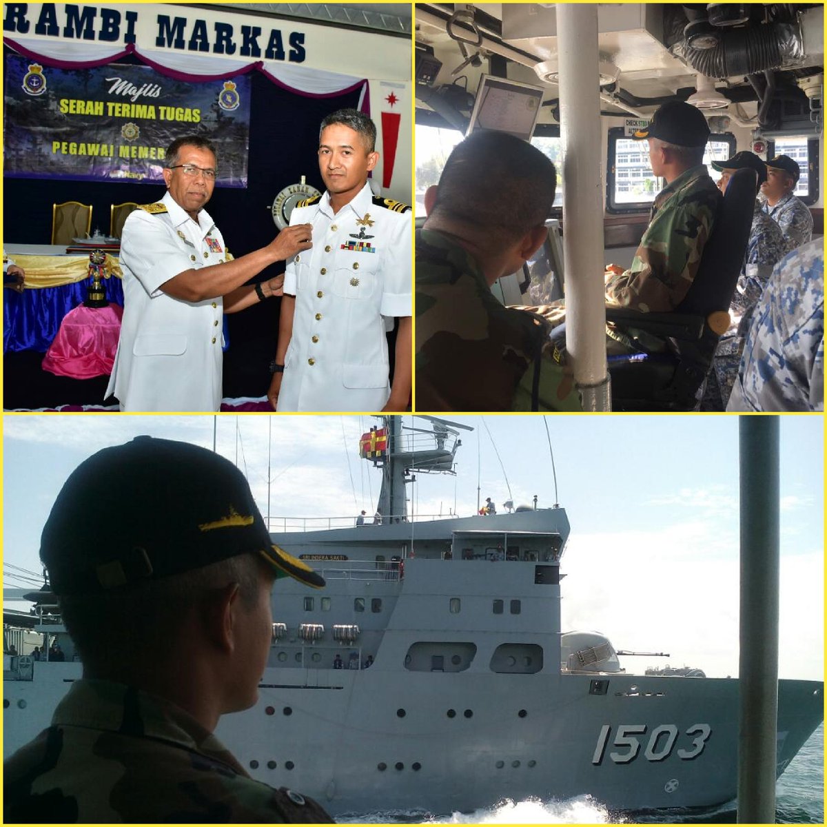 TUN_JAMIL's tweet photo. Pelayaran Penyesuian dan Serah Terima Tugas Pegawai Memerintah Di Laut. @laks_muhd_amin @MPA_Barat
#INDEX
#RASAP
#KESIAGAAN
#NEWCOMMAND https://t.co/fSmkzICa0O