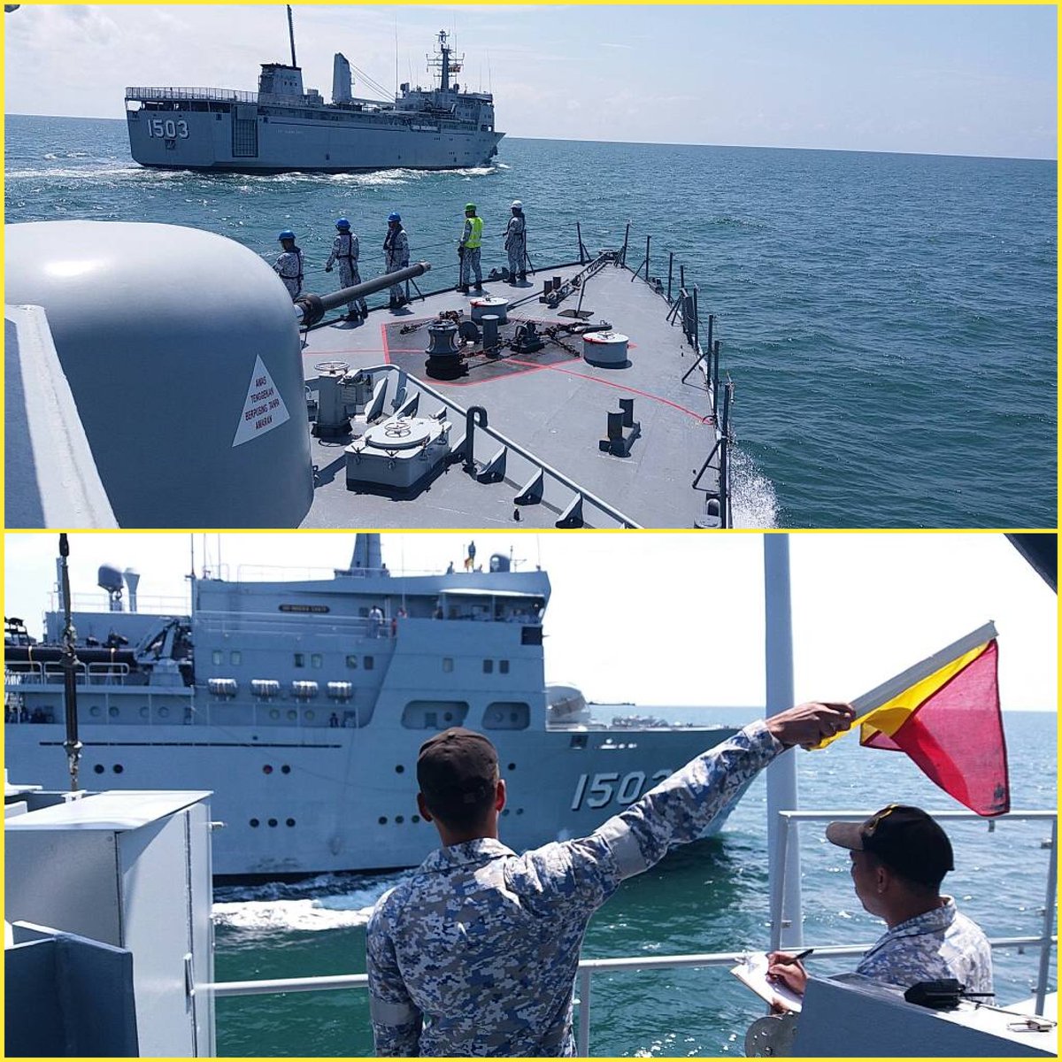 TUN_JAMIL's tweet photo. Pelayaran Penyesuian dan Serah Terima Tugas Pegawai Memerintah Di Laut. @laks_muhd_amin @MPA_Barat
#INDEX
#RASAP
#KESIAGAAN
#NEWCOMMAND https://t.co/fSmkzICa0O