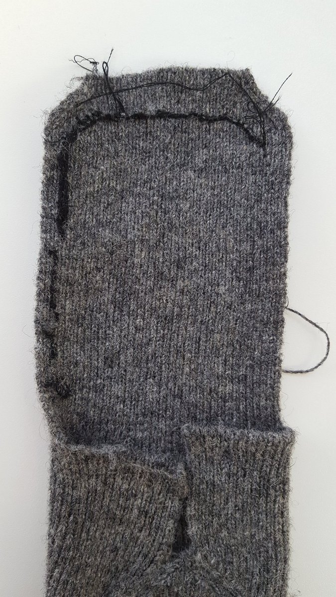 Boiled wool drawing