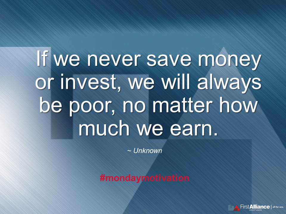 allforone_CU's tweet photo. π #mondaymotivation #inspirationalquotes #financialsuccess #firstalliance #allforone https://t.co/ySZqId7cun