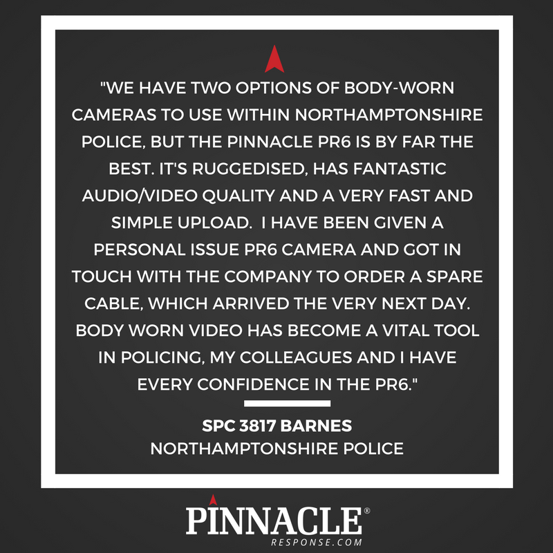 PinRes's tweet photo. We had the pleasure of meeting @SPC3817 from @NorthantsPolice at the #ESS2017 show last month and here's what he had to say about our PR6 https://t.co/beepDMf6Sw