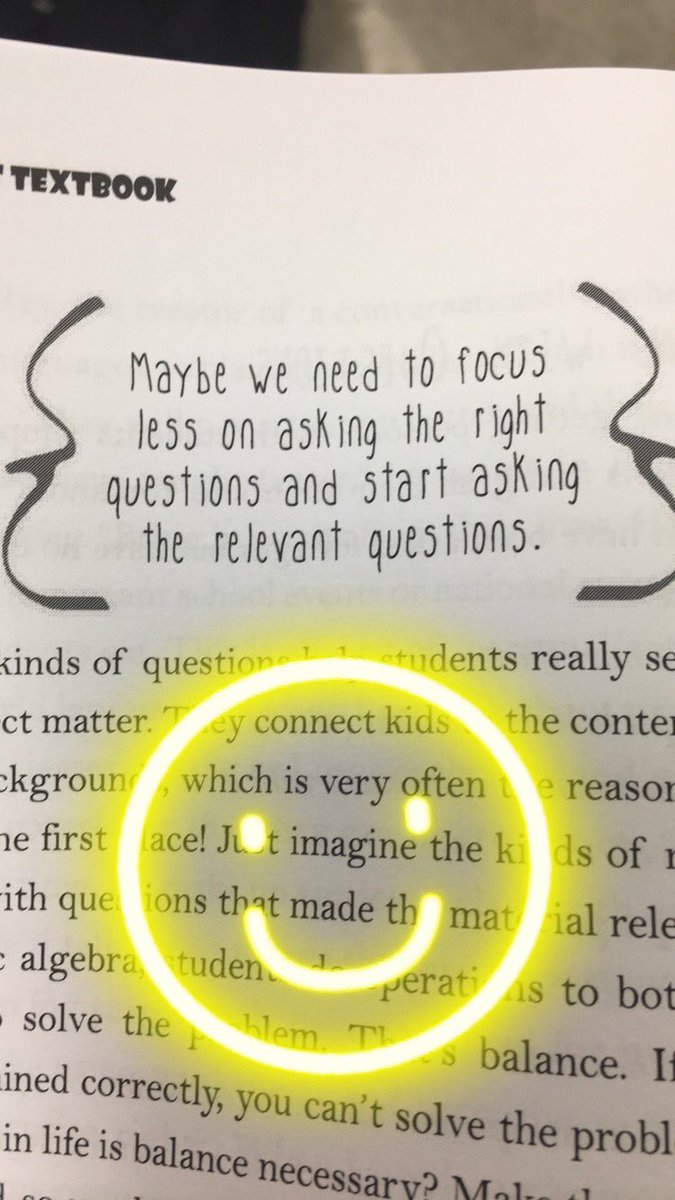 PHSRANALLO's tweet photo. Having a great time reading @DitchThatTxtbk for #PikeDLC #askrelevantquestions https://t.co/0TPfaNTsLL
