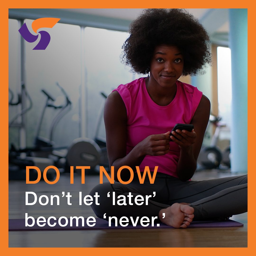 ParticipACTION's tweet photo. Don’t put things off. Take life on. #MondayMotivation https://t.co/0dlQZqcxW1