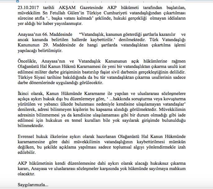 F. Gülen Avukatları tweet media