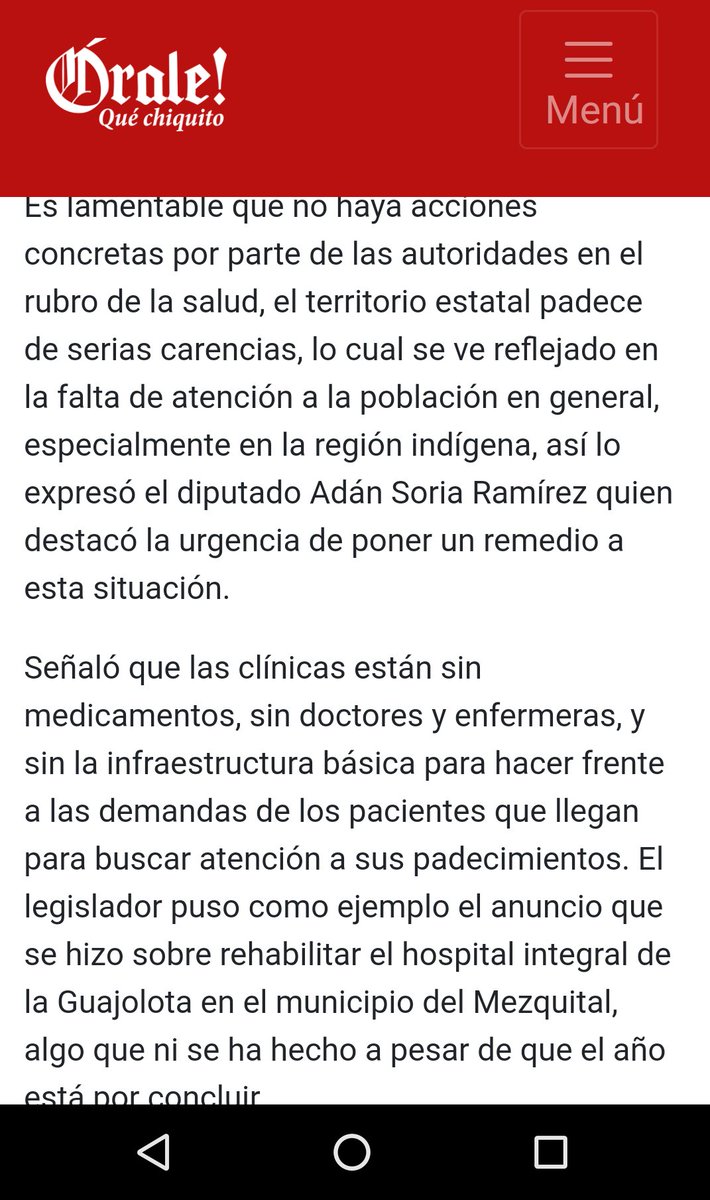 DavidMendivilg's tweet photo. Siguen problemas en Mezquital, al problema alimentario se suma atención de salud y educación. Interesante declaración de @Adan_Soria https://t.co/BKUjtDmIDt