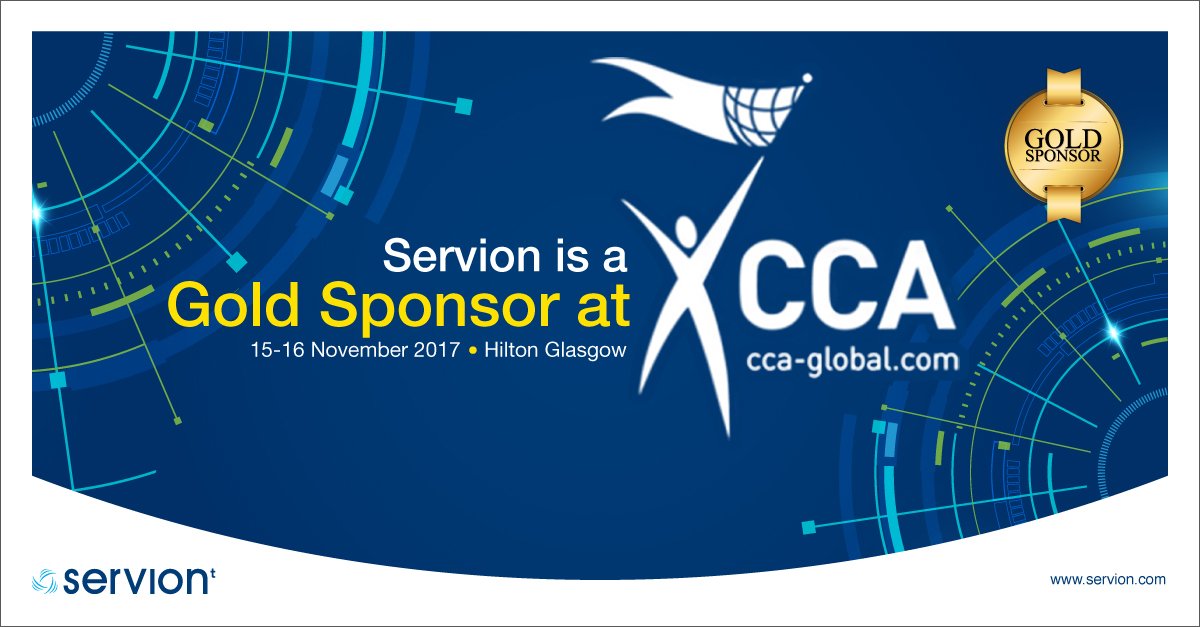 Servion's tweet photo. At #2017CACONVENTION, learn the secret to flawless #cx & network with the leading CX specialist at #Glasgow on 15-16 Nov! #2017CCA https://t.co/ylnCUIwdMj
