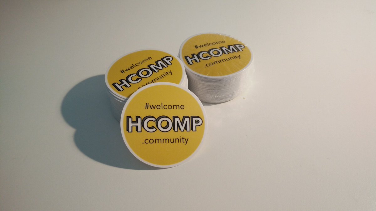 pavelk2's tweet photo. #hcomp2017 Join Slack channel https://t.co/hc5QVVsOmI. Get your laptop stickers at the conference (at reception or from Eugene Krivosheev). https://t.co/PpScKi0AHO