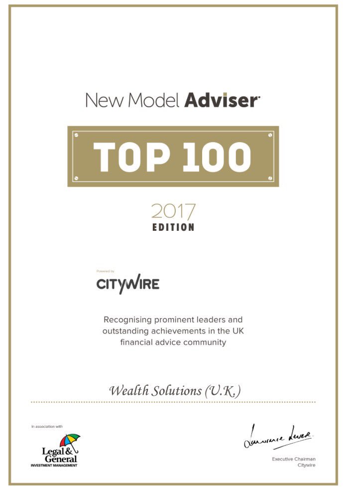 Lee_Millard1's tweet photo. Proud to be part of the @WealthS_Today team. Have been recognised by @NewModelAdviser as a Top100 firm. #Top100 #Team https://t.co/99gnfKEJAo