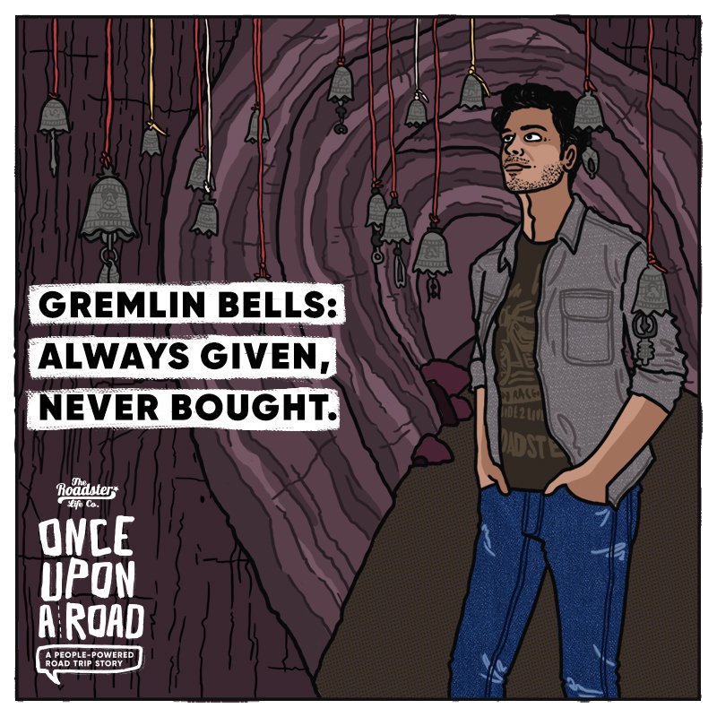 theroadsterlife's tweet photo. Gremlin Bells are passed on from one rider to another, warding off bad luck. #OnceUponARoad
Follow us on Instagram - https://t.co/3e7OzPkFIA https://t.co/jS2mSzW7kH