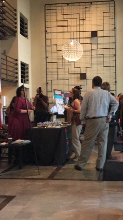CultureBuildsFL's tweet photo. Attendees checking in to the first day of our Creative Forces summit at @StrazCenter in Tampa! #creativeforcesfl @NEAarts @NEAJaneChu https://t.co/EsOYfHRtsV
