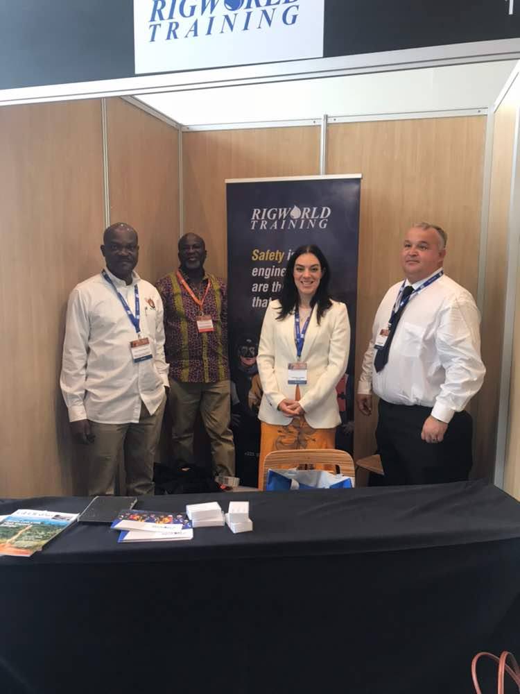 rigworldtraingh's tweet photo. RigWorld Training Centre (#RTC) set at the 24th @africaoilweek happening in Cape Town, SA from 23 to 27 Oct.'17. #WorldClassTrainingFacility https://t.co/GwMiXrpyqM