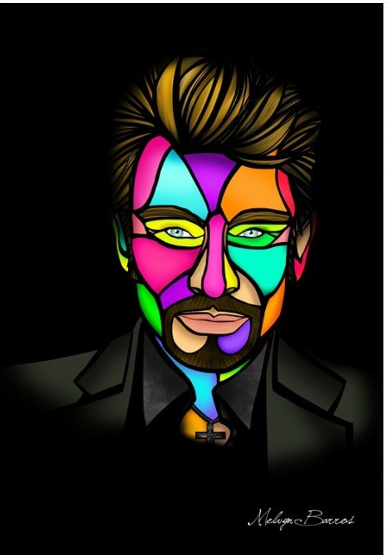 MelvynBarros's tweet photo. Icone de la chanson française @JohnnySjh @davidhallyday @LHallyday #POPARTIST #popart #melvynbarros #painting #portrait #ArtistOnTwitter https://t.co/sWhJlteu34