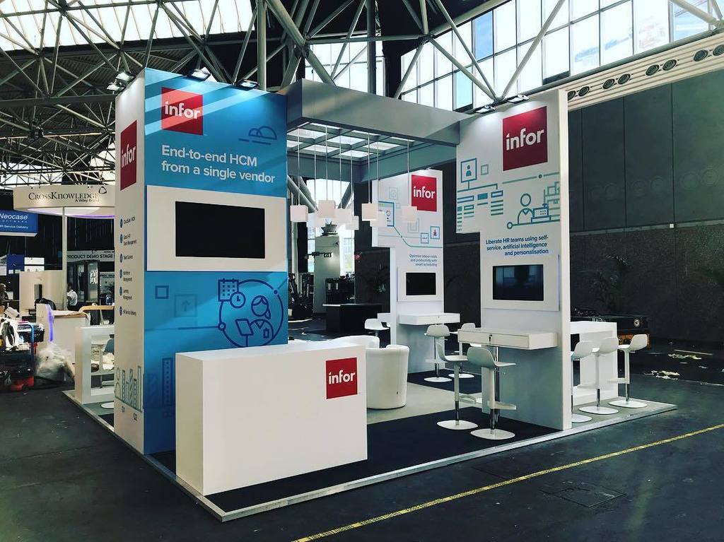 TeamExpos's tweet photo. Infor at HR Techworld #infor #hrtechworld #expositionists #teamexpos #expos #exhibitionstands #expo25years https://t.co/LPVNkS6A13 https://t.co/uJ10RpjQEF