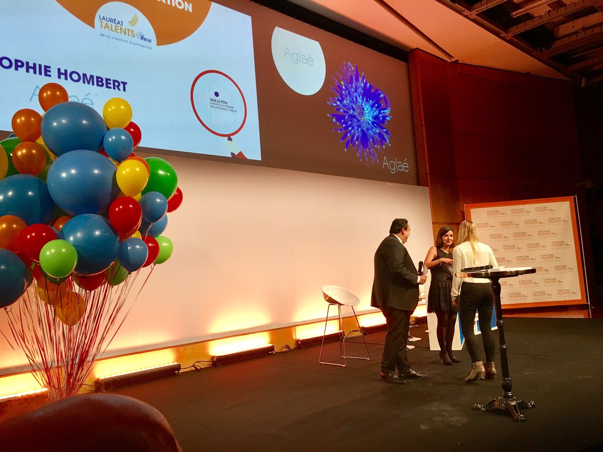 Sophie Hombert lauréate du prix #innovation #TalentsBGE pour <a href="/DesignAglae/">design-aglae</a> ! <a href="/Bpifrance/">Bpifrance</a>